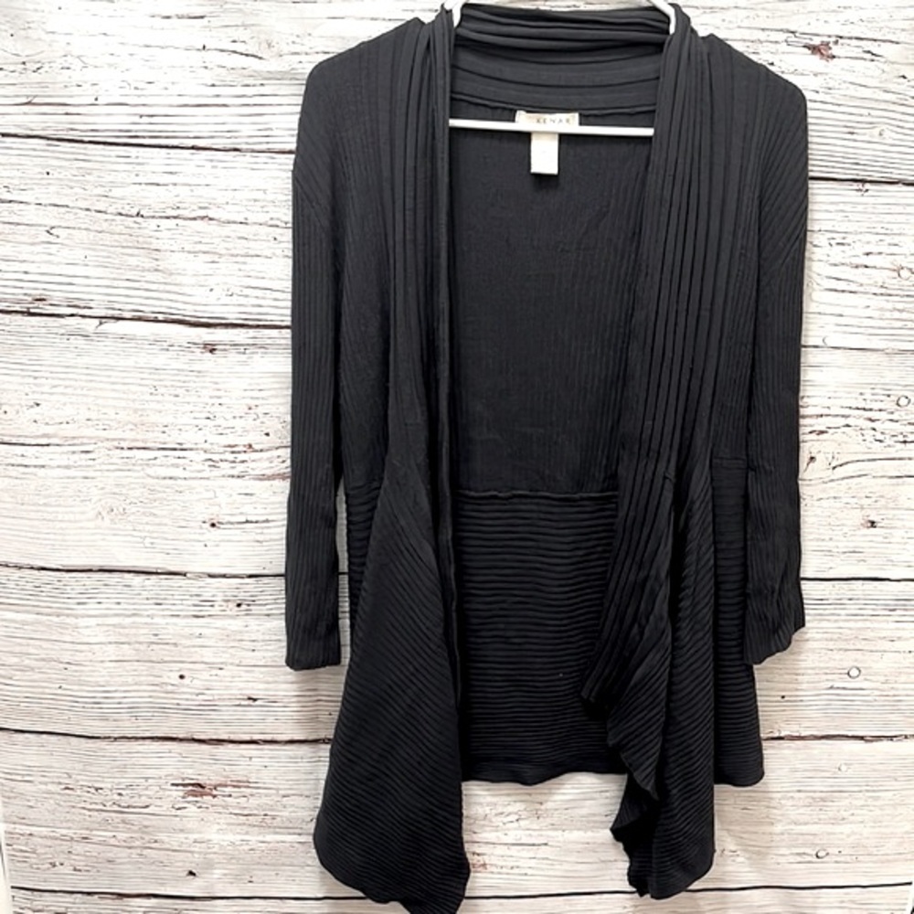 Kenar Long Sleeve Navy Blue Cardigan